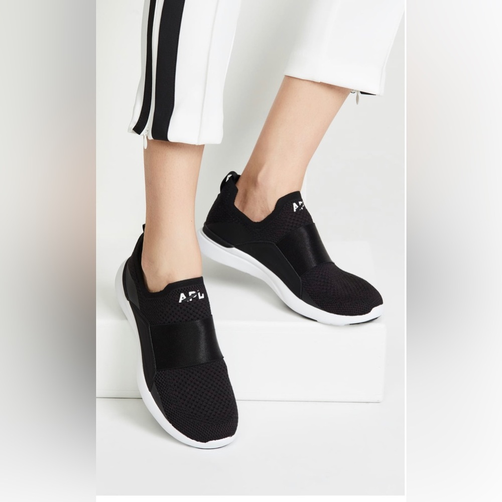 APL Black and White Athletic Shoes